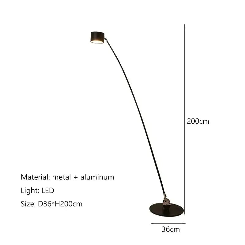 Embla – Modern Minimalist Long Strip LED Floor Lamp for Sleek, Ambient Lighting Monalume
