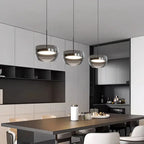 Haakon – Modern Smoked Glass LED Pendant Light for Dining Tables and Bars Monalume.com