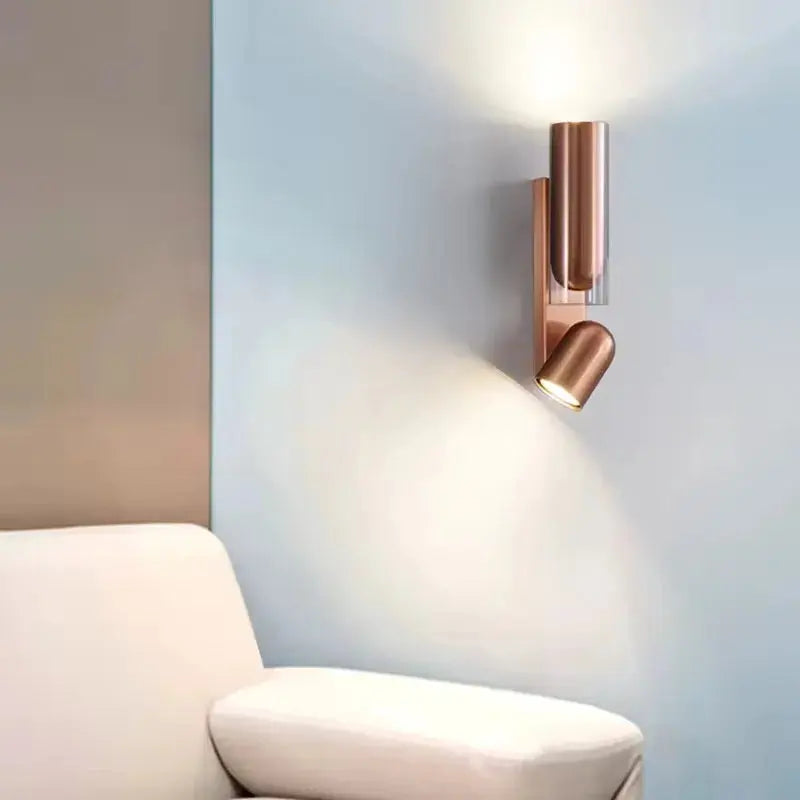 Mia – Postmodern Adjustable Head LED Wall Lamp for Versatile Lighting Monalume