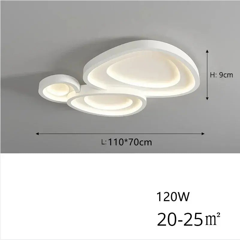 Alex – Modern Sleek Designer Dimmable LED Ceiling Lamp for Contemporary Spaces Monalume