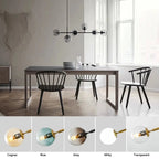 Iida – Scandinavian Glass LED Pendant Lamp for Clean, Elegant Lighting Monalume