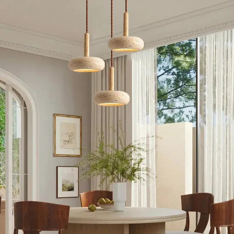 Olav – Premium Natural Stone Pendant Lamp for Elegant and Timeless Design Monalume