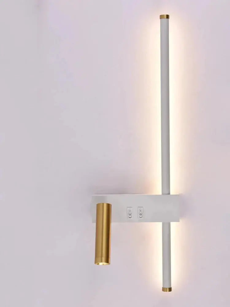 Amalie – Nordic Bedside LED Spot Wall Lamp for Minimalist, Focused Lighting Monalume