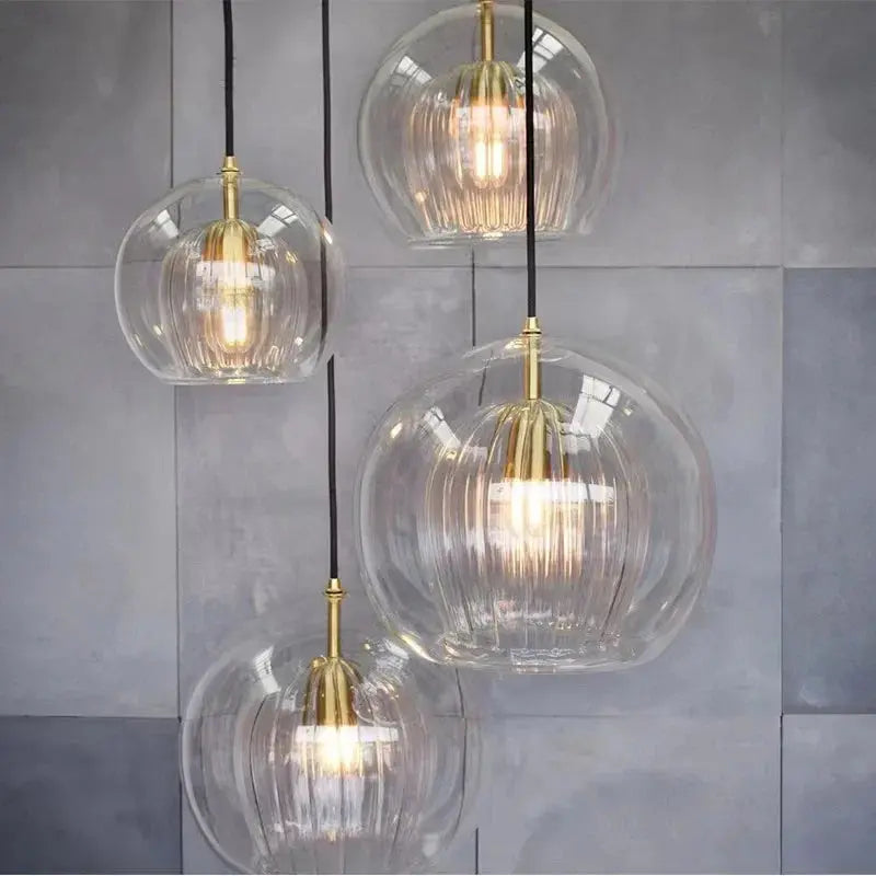Liam – Nordic Modern LED Pendant Light with Elegant Glass Shade Lampasa.com