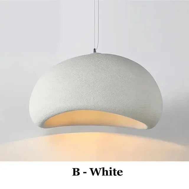Mieko – Handmade Japanese Wabi-Sabi Pendant Lamp for Natural, Minimalist Decor Monalume