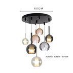 Odin – Luxury Elegant Glass Ball LED Pendant Lamp for Sophisticated Interiors Monalume
