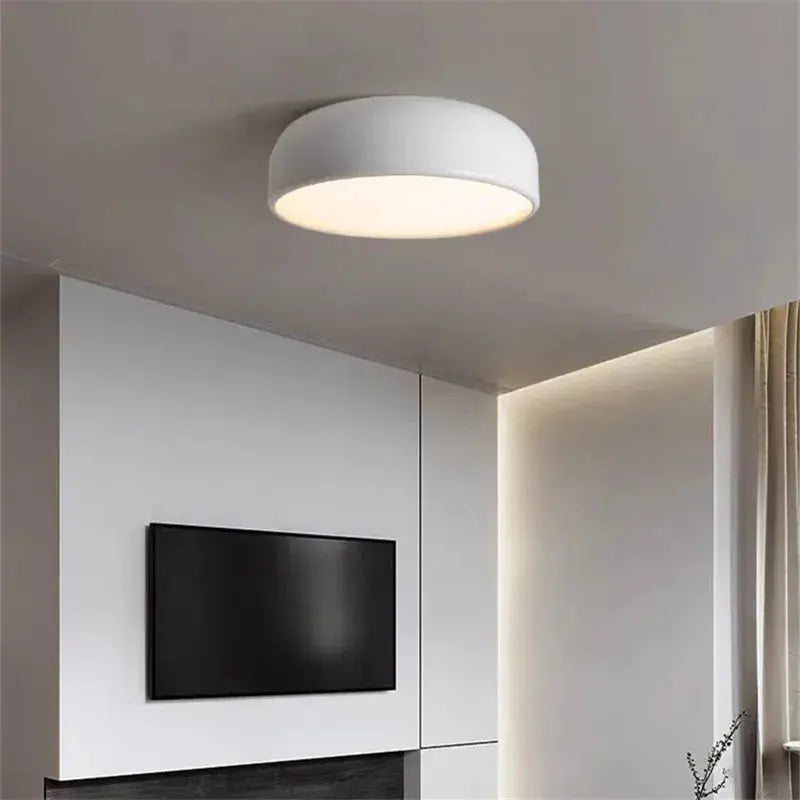 Norella – Modern Aluminum Pan-Style Ceiling Lamp for Sleek Interiors Monalume