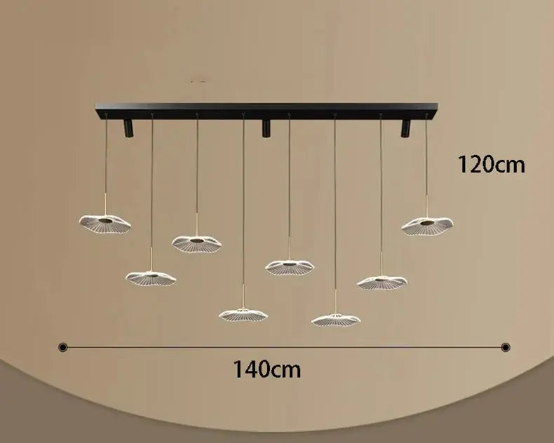 Nyelle – Modern Dimmable LED Dining Table lamp/ Bar Lamp With Spotlights Lampasa.com