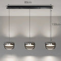 Haakon – Modern Smoked Glass LED Pendant Light for Dining Tables and Bars Monalume.com