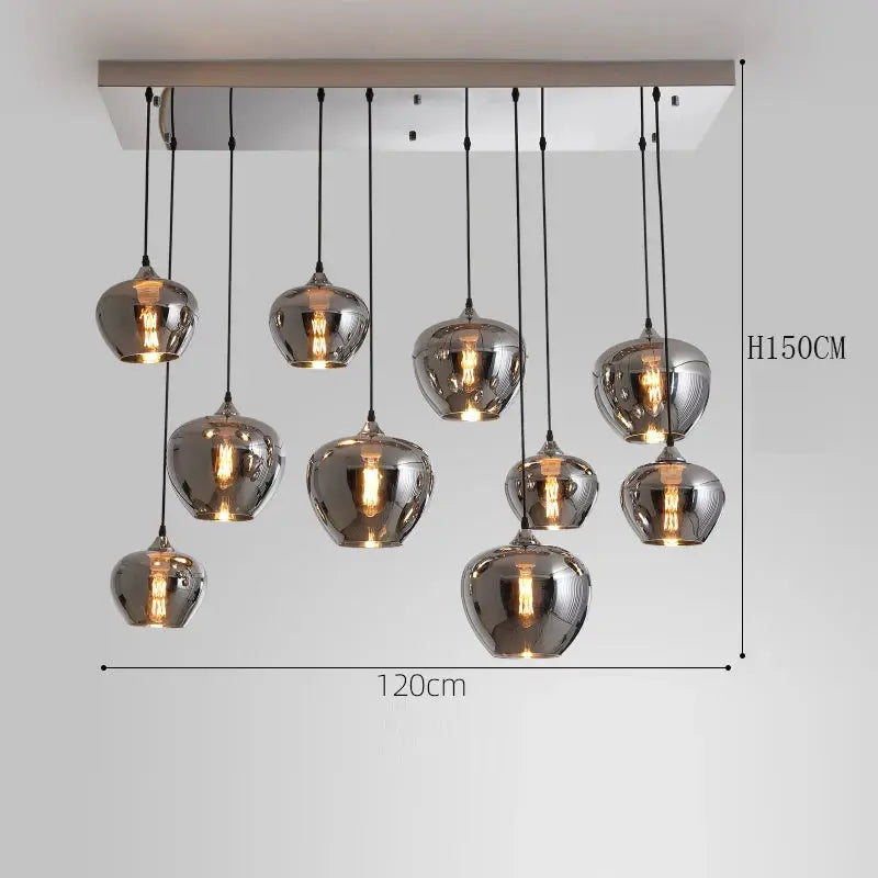 Orman – Sophisticated Luxury Glass Dimmable Pendant Lamp for Elegant Interiors Monalume