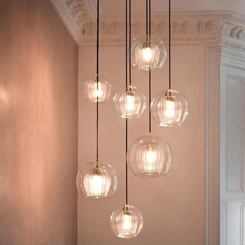 Liam – Nordic Modern LED Pendant Light with Elegant Glass Shade Lampasa.com