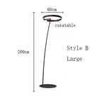 Alberte – Modern Luxury Dimmable LED Ring Floor Lamp Series Lampasa.com