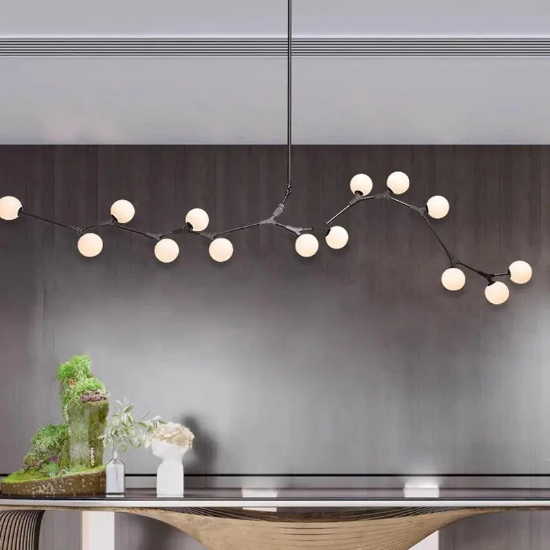 Viggo – Creative Branch-Style Extra-Long Dimmable LED Pendant Light for Dining Tables and Bars Monalume.com