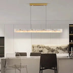 Heimir – Modern Luxury Dimmable LED Pendant Light with Marble Design for Dining Tables and Bars Monalume.com