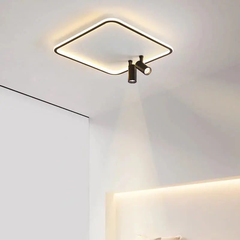 Alva – Modern Dimmable LED Ceiling Lamp with Adjustable Spotlights for Versatile Lighting Monalume