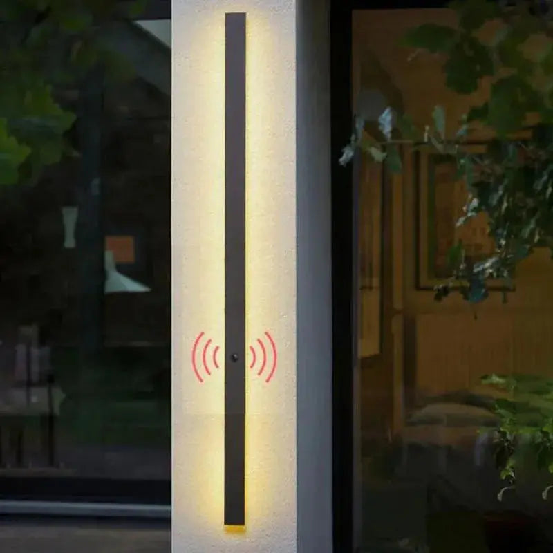 Ebba – Modern Motion Sensor Waterproof IP65 Outdoor Wall Lamp for Secure Lighting Monalume