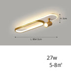 Jensen – Modern LED Ceiling Lamp with Adjustable Spotlights for Focused Lighting Monalume