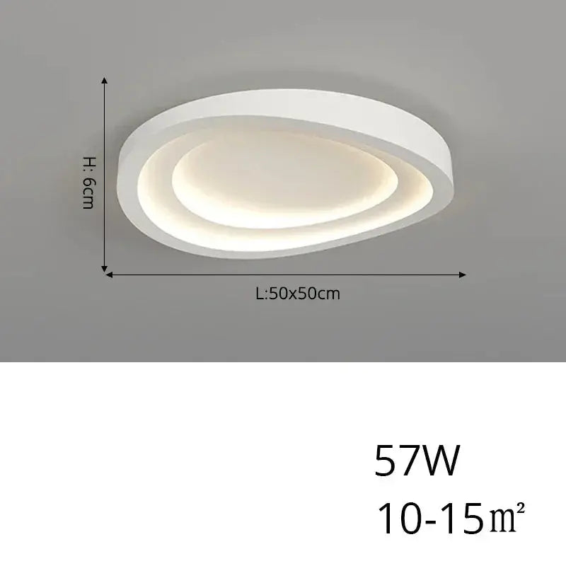 Alex – Modern Sleek Designer Dimmable LED Ceiling Lamp for Contemporary Spaces Monalume