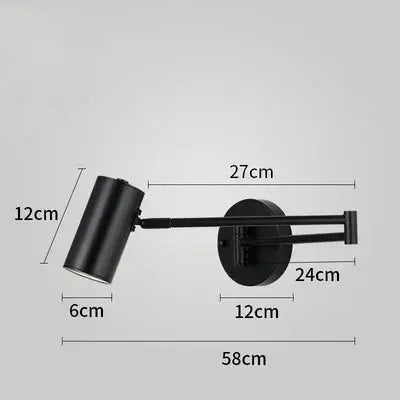 Vigi – Modern Adjustable Long Arm LED Wall Lamp Series for Versatile Lighting Monalume