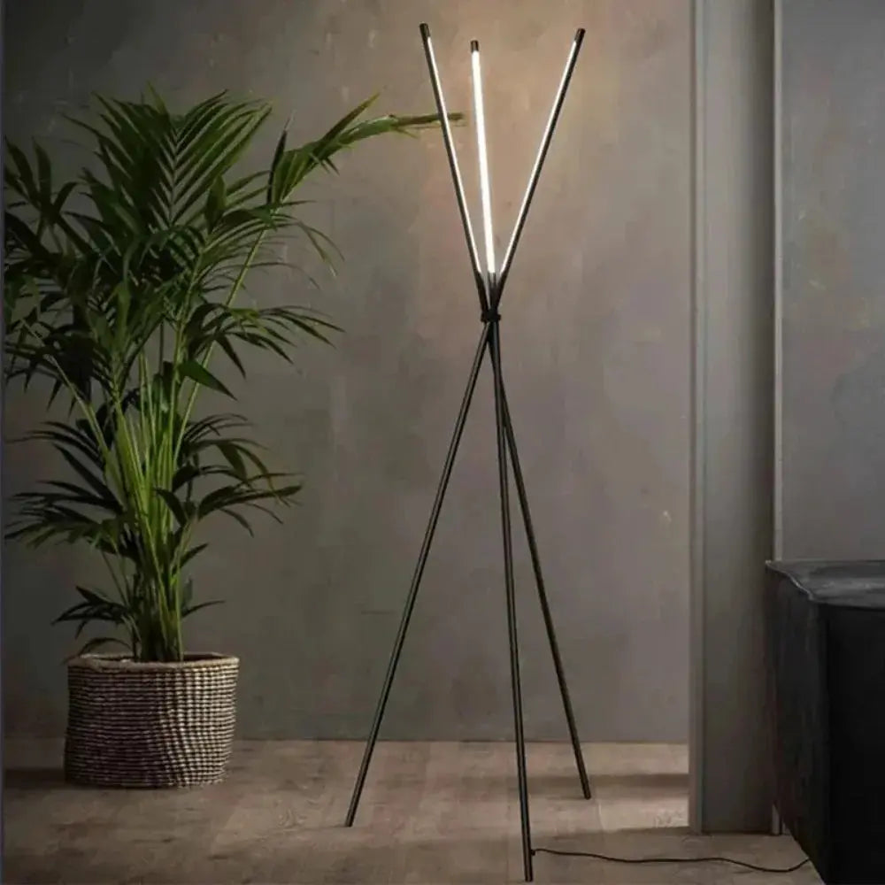 Alma – Nordic Minimalist Dimmable LED Floor Lamp for Modern Interiors Monalume