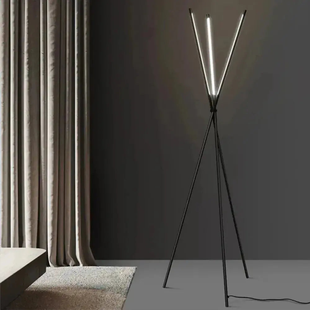 Alma – Nordic Minimalist Dimmable LED Floor Lamp for Modern Interiors Monalume