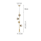 Iida – Scandinavian Glass LED Pendant Lamp for Clean, Elegant Lighting Monalume