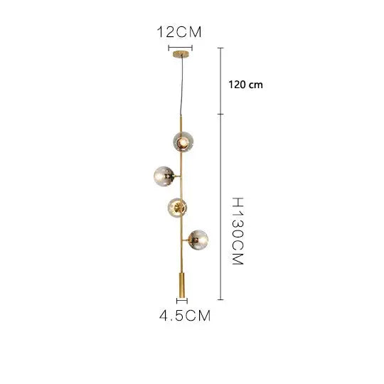 Iida – Scandinavian Glass LED Pendant Lamp for Clean, Elegant Lighting Monalume