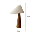 Elis – Tapered Oak Wood LED Table Lamp for Natural Interiors Lampasa.com