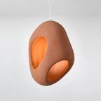 Mitsu – Handmade Japanese Wabi-Sabi Style LED Pendant Light for Natural Minimalist Interiors Monalume