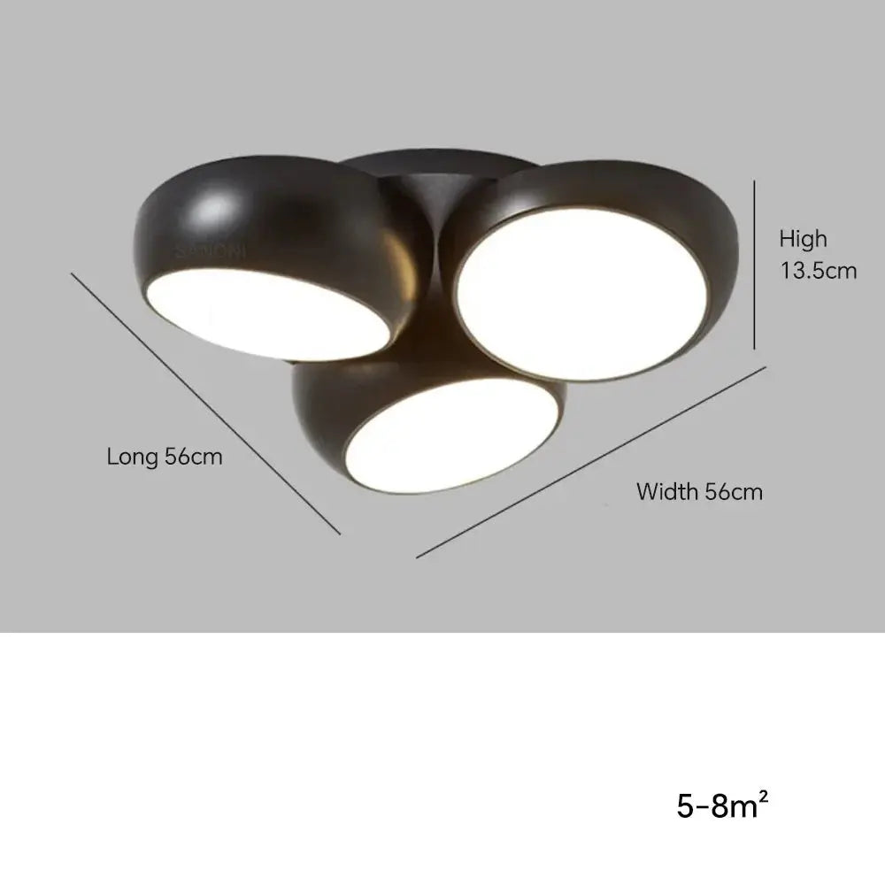 Lykke – Nordic Honeycomb Style LED Ceiling Lamp for Modern, Geometric Lighting Monalume