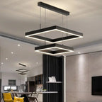 Zerel – Scandinavian Elegant Modern Square Dimmable LED Pendant Lamp Lampasa.com