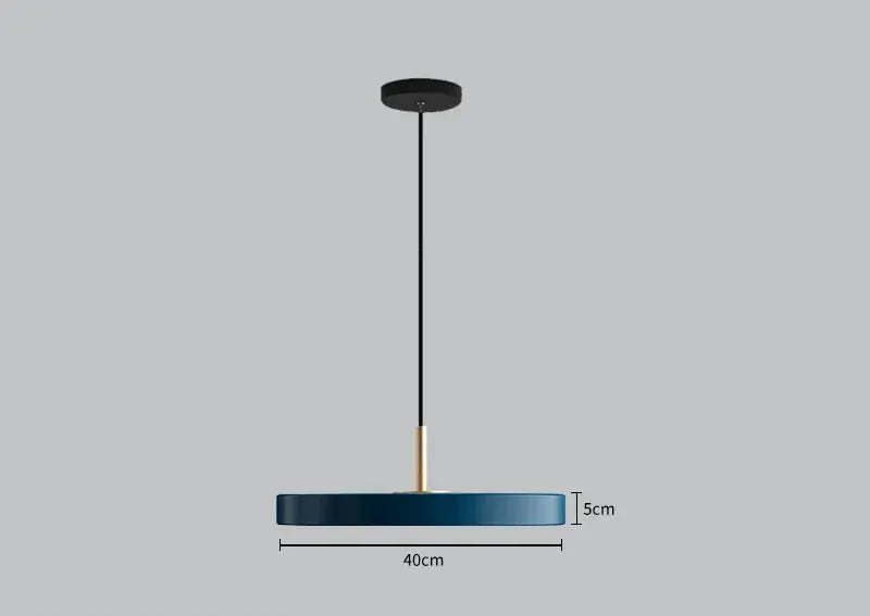 Nora – Modern Art Metal UFO LED Pendant Lamp for Modern Interiors Monalume