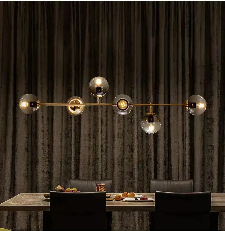 Iida – Scandinavian Glass LED Pendant Lamp for Clean, Elegant Lighting Monalume