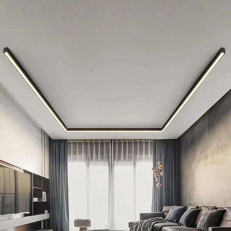 Asta – Modern Minimalist Long Beam LED Ceiling Lamp for Sleek Lighting Monalume
