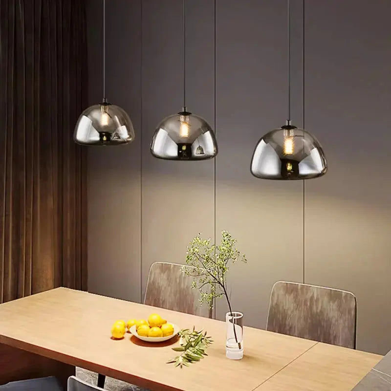 Ingvar – Dimmable Glass LED Pendant Light for Dining Tables and Bars Monalume.com