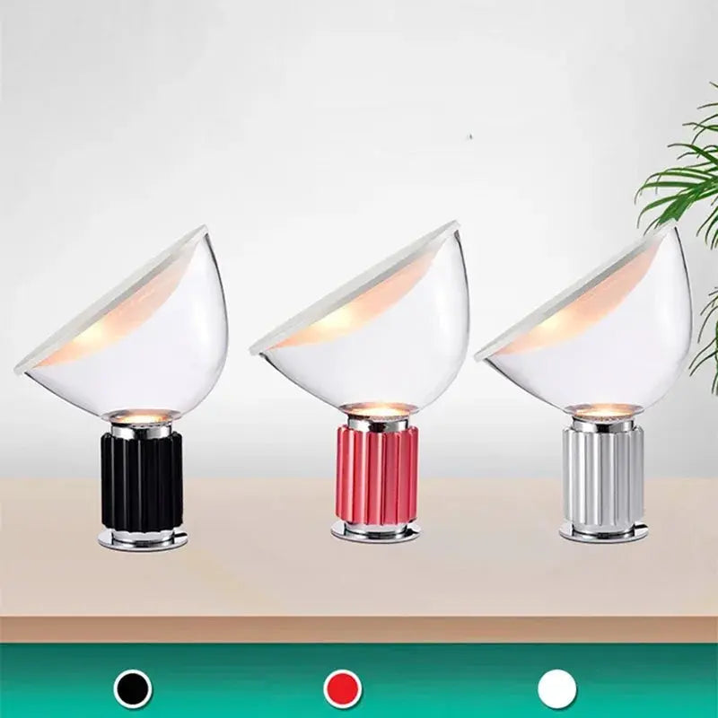 Halvard – Artistic Italian Glass LED Desk Lamp with Creative Design Monalume