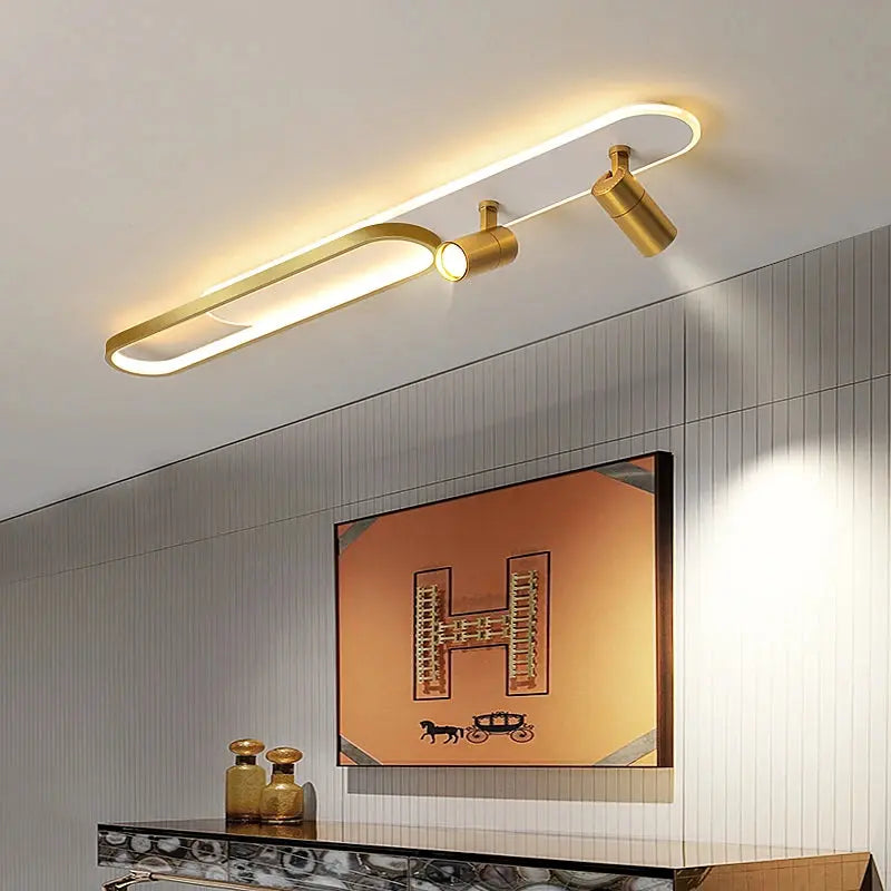 Jensen – Modern LED Ceiling Lamp with Adjustable Spotlights for Focused Lighting Monalume