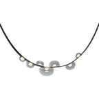 Krystof – Nordic Dimmable LED Pendant Light with Glass Shade and Leather Belt Suspension Monalume.com
