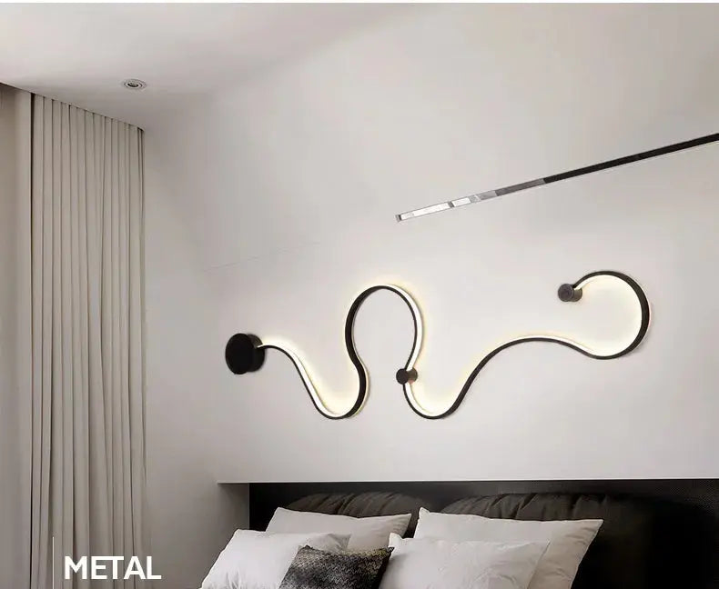 Bodine – Modern Black LED Wall Lamp for Sleek, Contemporary Lighting Monalume