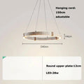 Arvid – Dimmable LED Pendant Light with Natural Stone Design for Modern Interiors Monalume.com