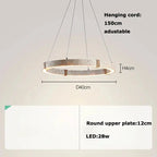 Arvid – Dimmable LED Pendant Light with Natural Stone Design for Modern Interiors Monalume.com