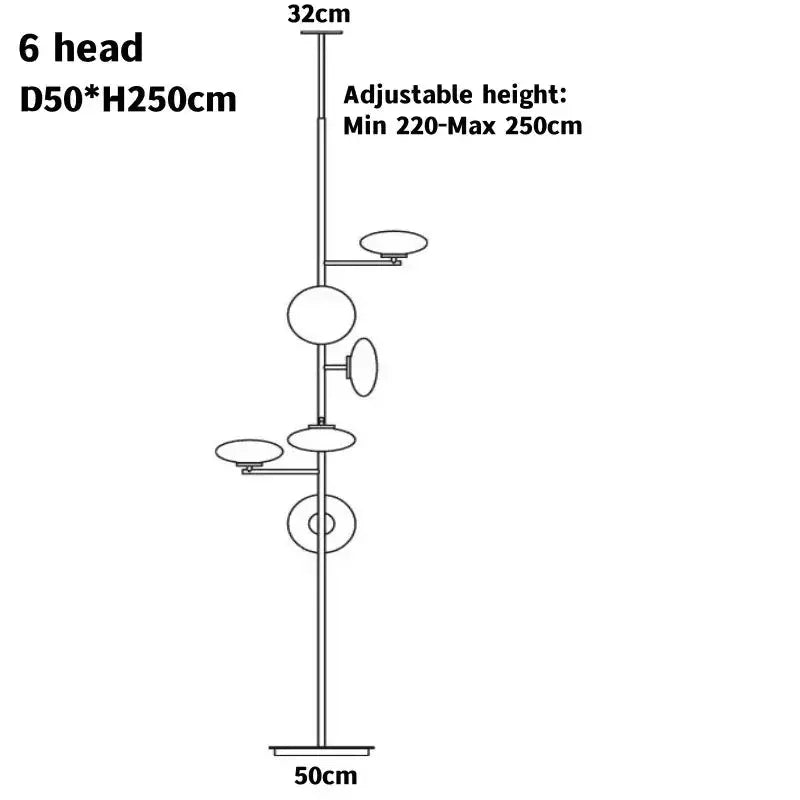Vexa – Modern Creative Corner LED Floor Lamp Lampasa.com