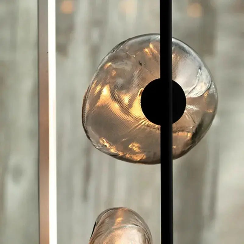 Selma – Luxury Unique Glass Petals LED Floor Lamp Lampasa.com