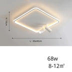 Alva – Modern Dimmable LED Ceiling Lamp with Adjustable Spotlights for Versatile Lighting Monalume