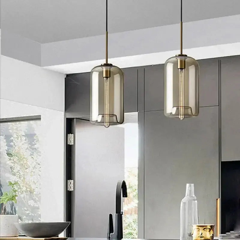 Mirla – Modern Glass LED Pendant Lamp for Sleek, Contemporary Lighting Monalume