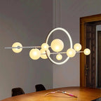 Nenna – Modern LED Pendant Light with Metal and Glass Design for Dining Tables and Bars Monalume.com