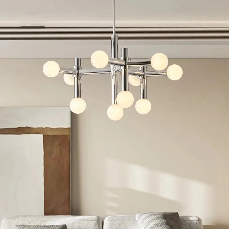 Astor – Nordic LED Ceiling Light with Elegant Glass Ball Design Monalume.com