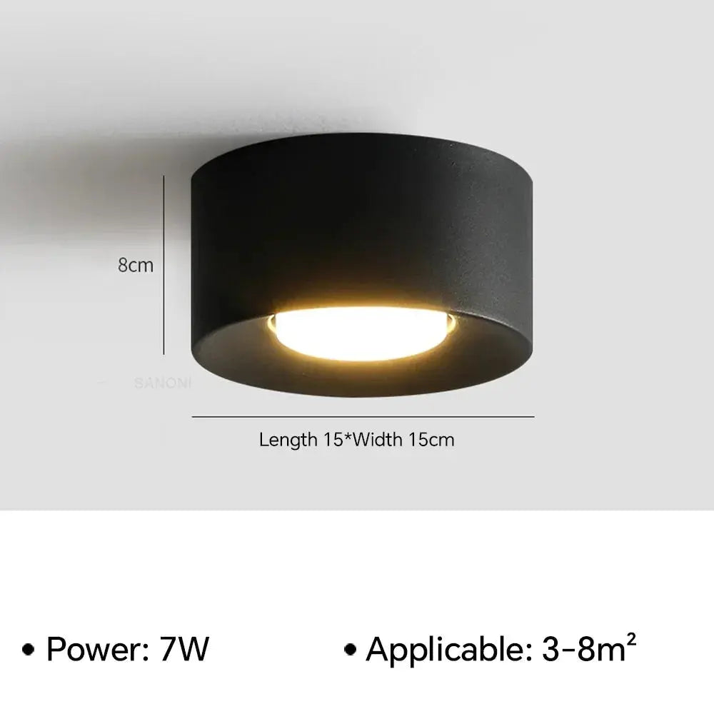 Mare – Modern LED Ceiling Lamp with Adjustable Spotlights for Focused Lighting Monalume