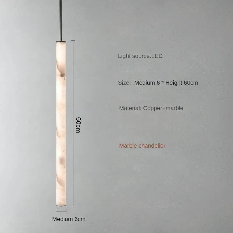Aina – High-Quality Elegant Copper and Natural Marble LED Pendant Lamp for Luxury Interiors Monalume
