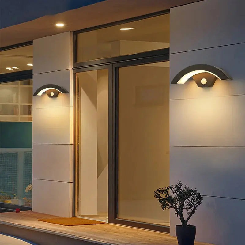 Annalise – Modern Waterproof IP65 Outdoor Motion Sensor LED Wall Lamp for Secure Lighting Monalume